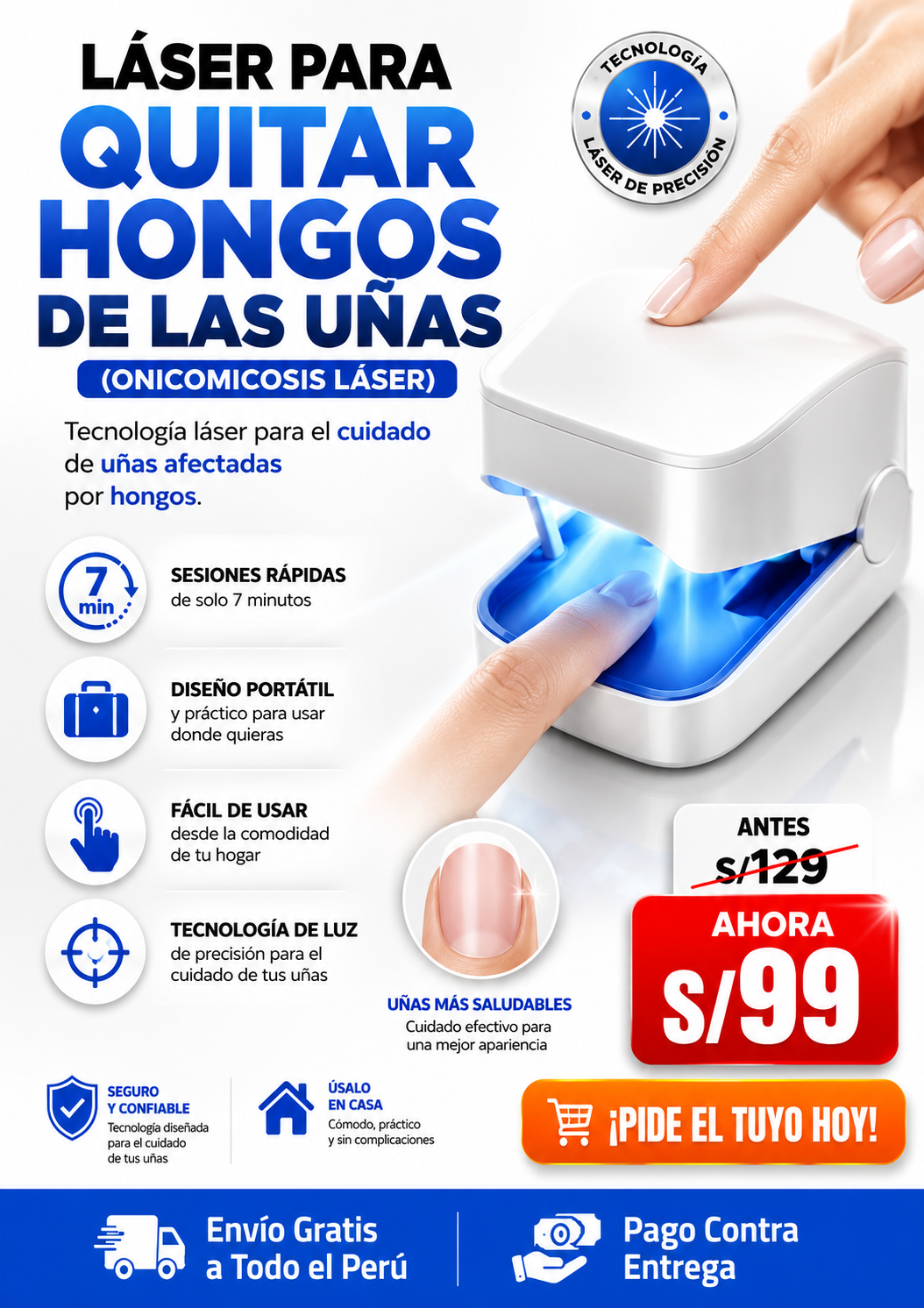 Laser Para Quitar Hongos De Las Uñas. (Onicomicosis Láser)