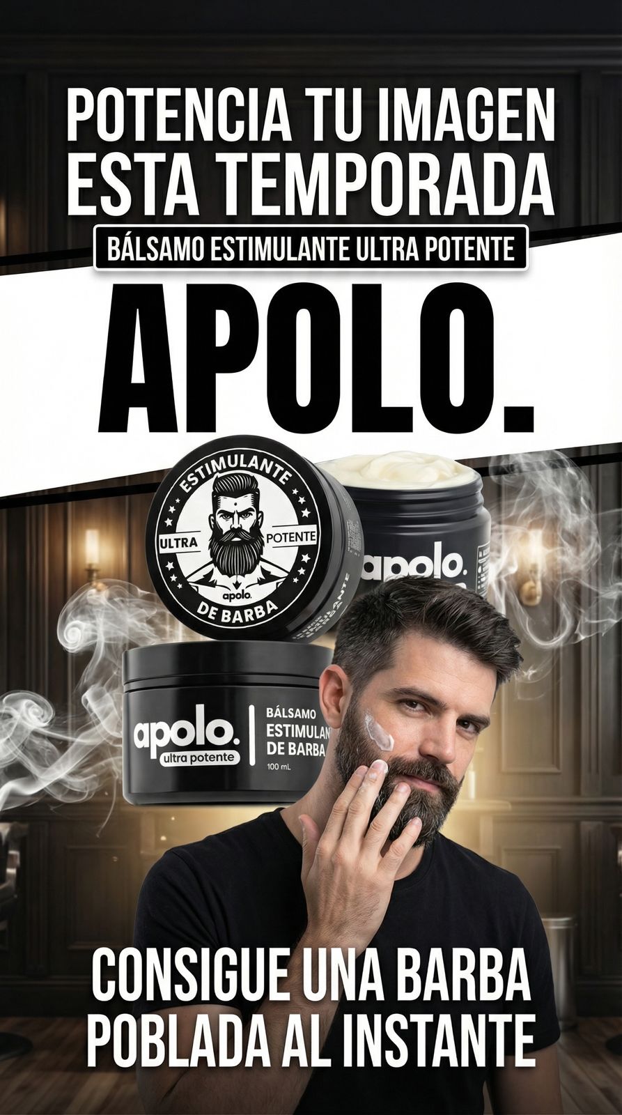 Apolo Original | Bálsamo Estimulante de Barba Ultra Potente
